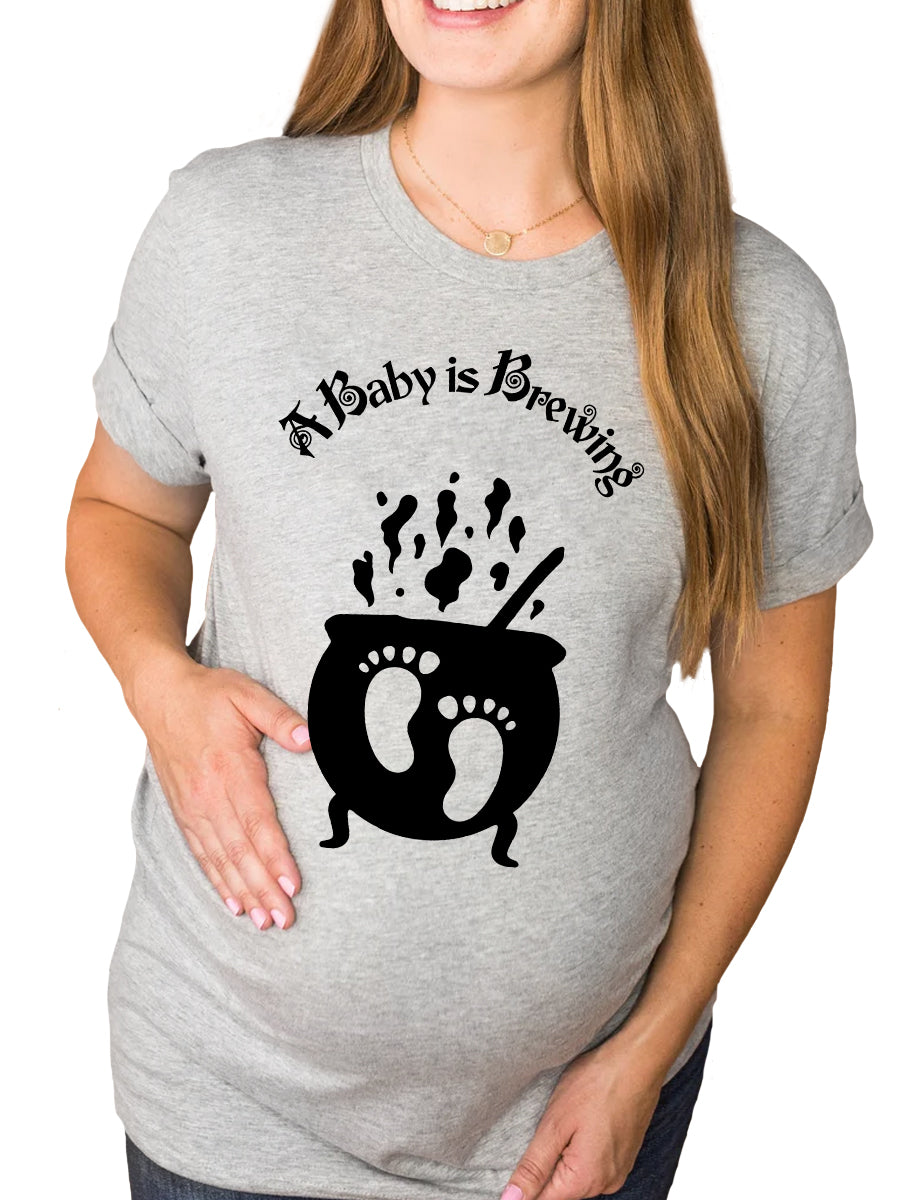 A Baby Is Brewing Maternity Shirt