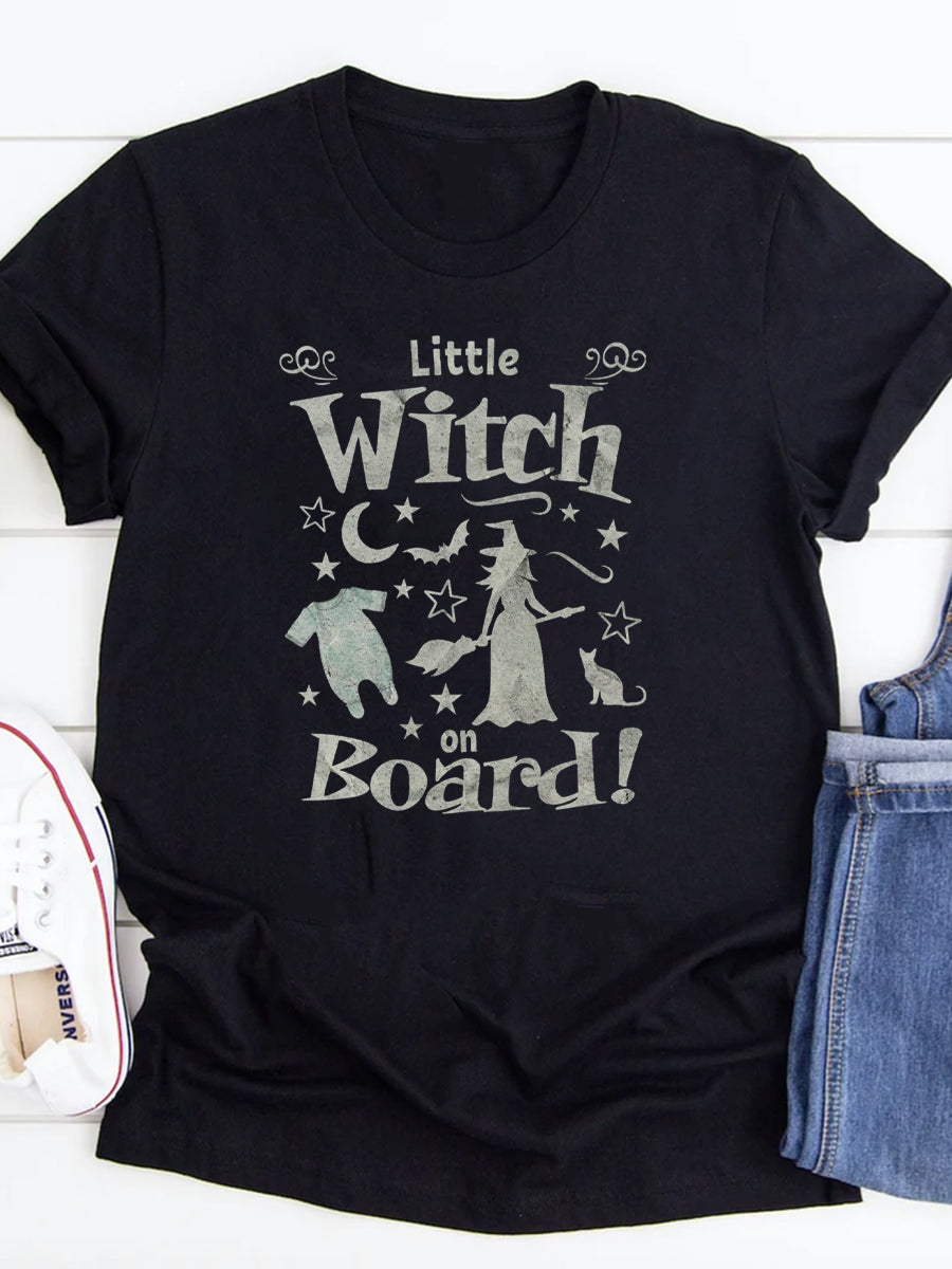 Little Witch On Board Maternity Shirt