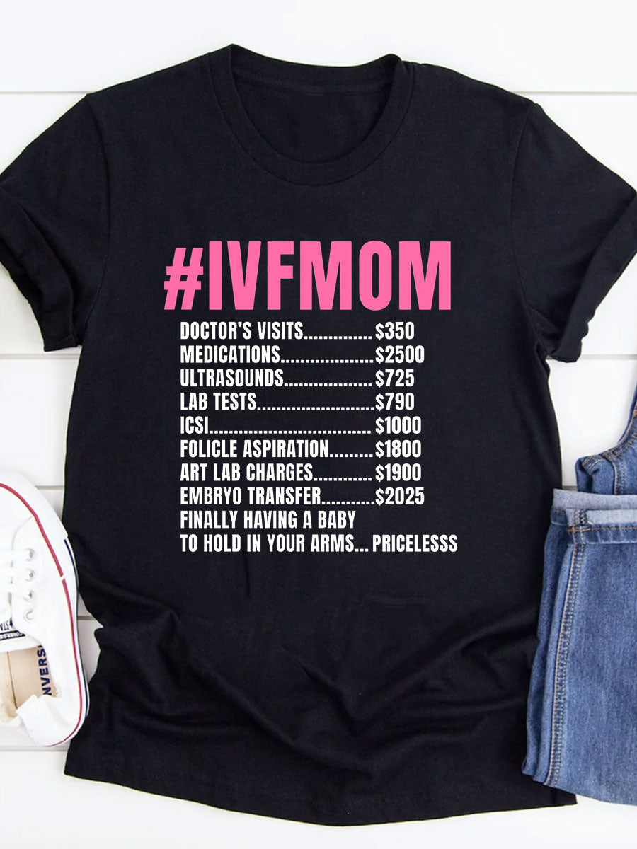 #IVF MOM Priceless Maternity Shirt