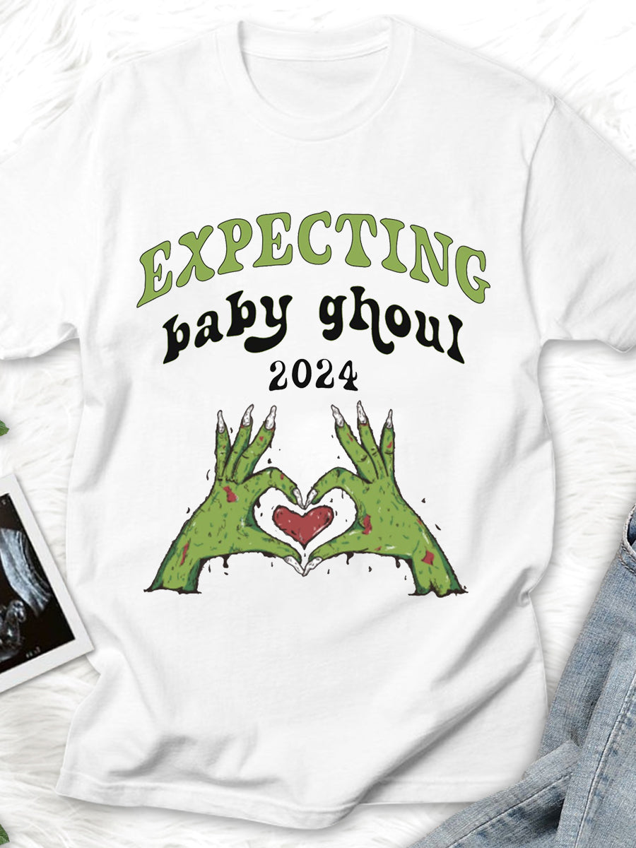 Expecting Baby Ghoul 2024 Maternity Shirt