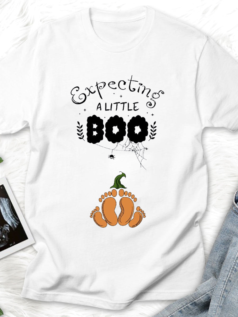 Expecting A Little Boo Maternity Shirt