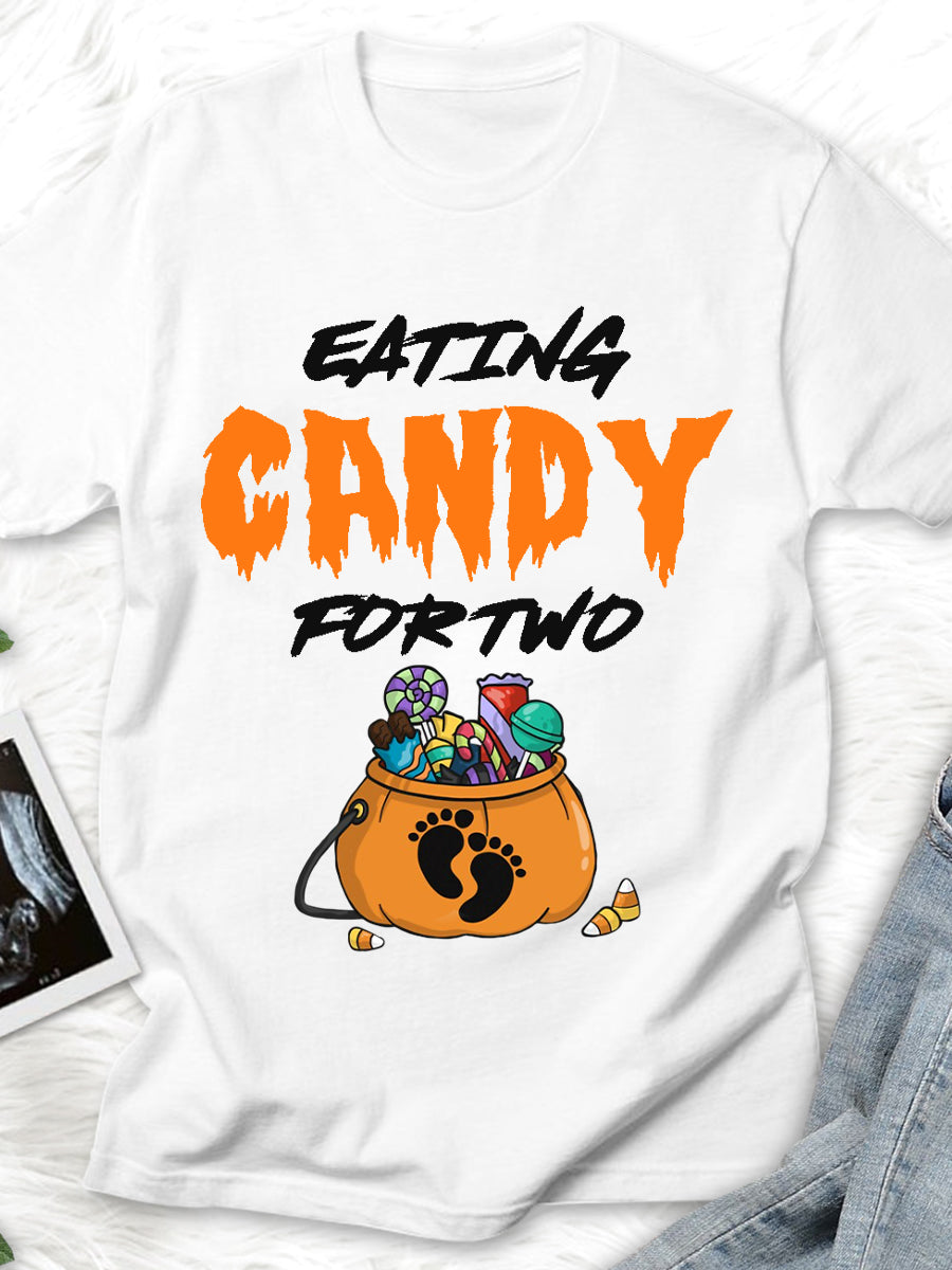 Eating Candy For Two Maternity Shirt