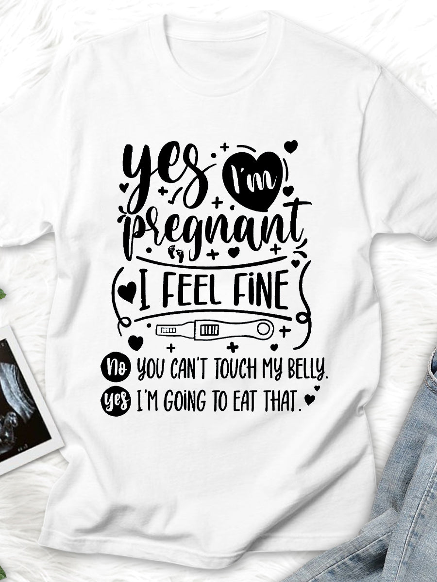 Yes I'm Pregnant Maternity Shirt