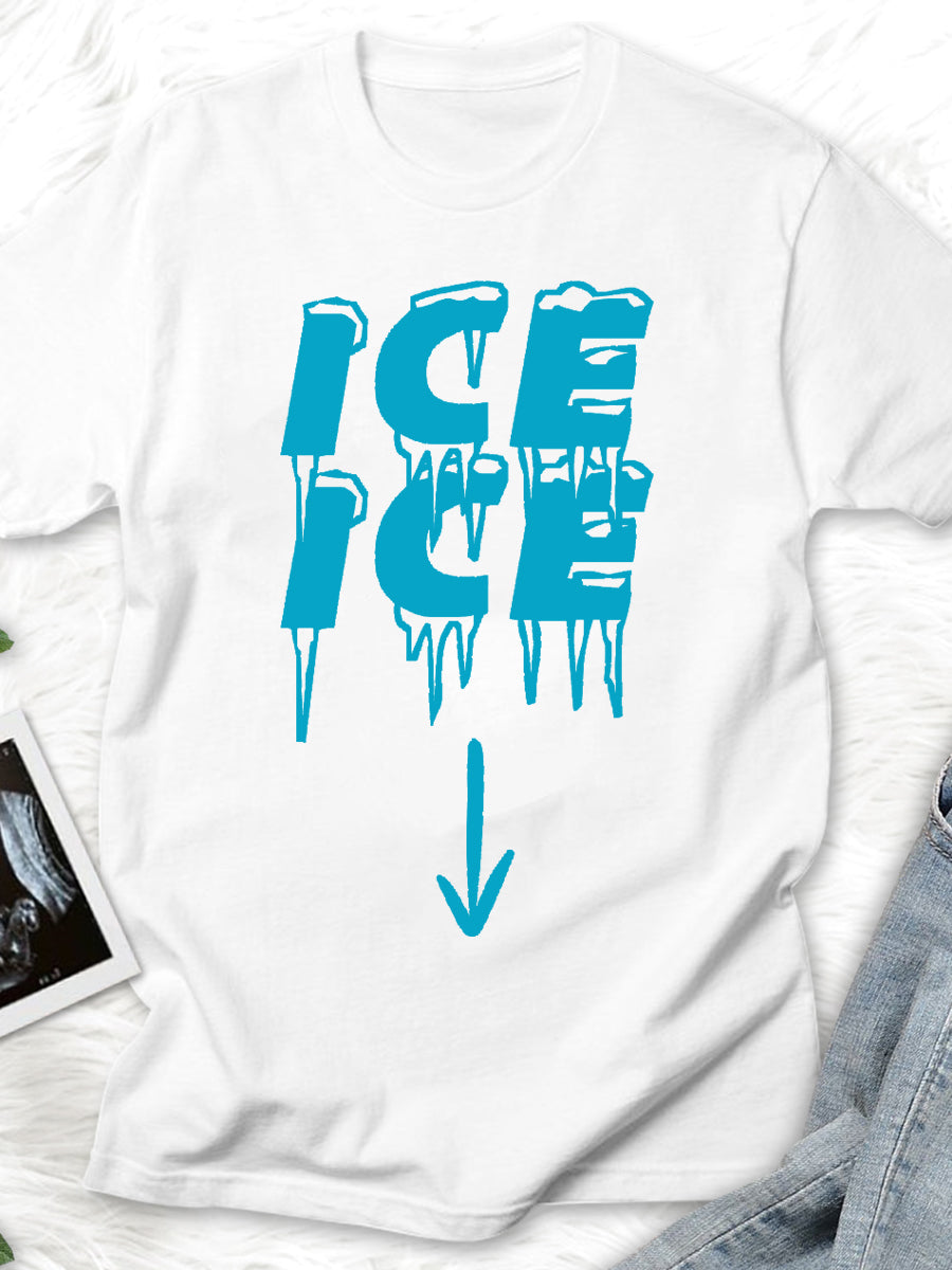 Ice Ice Baby Pregnancy Announcement Shirt