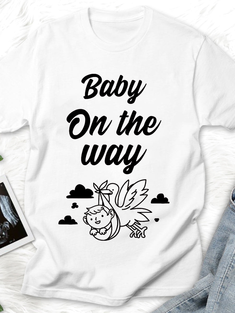 Baby On The Way Maternity Shirt