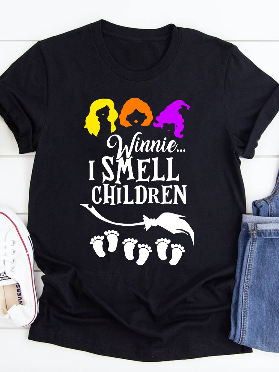 Winnie I Smell Child Triplets Maternity Shirt