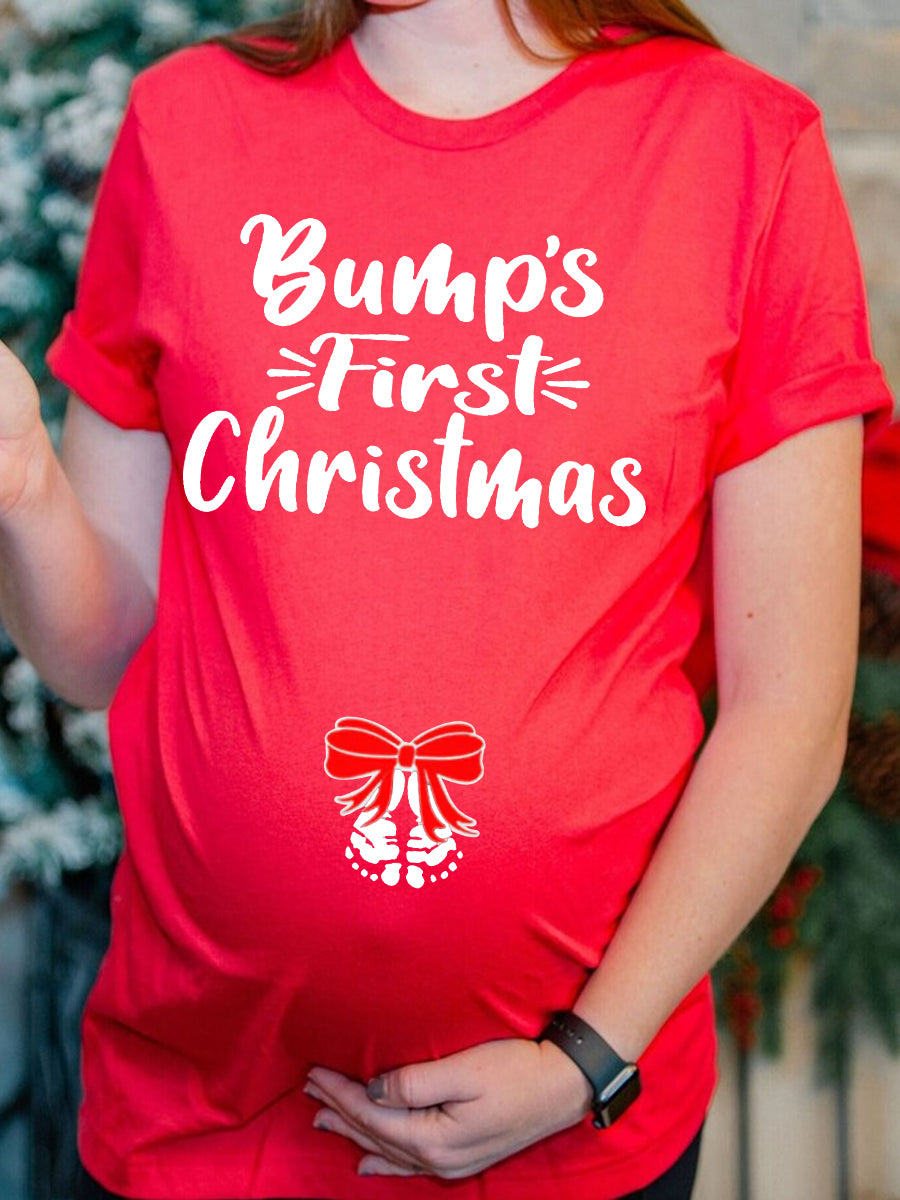 Bump's First Christmas Maternity Shirt