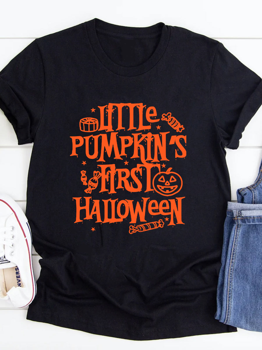 Little Pumpkin's First Halloween Maternity Shirt