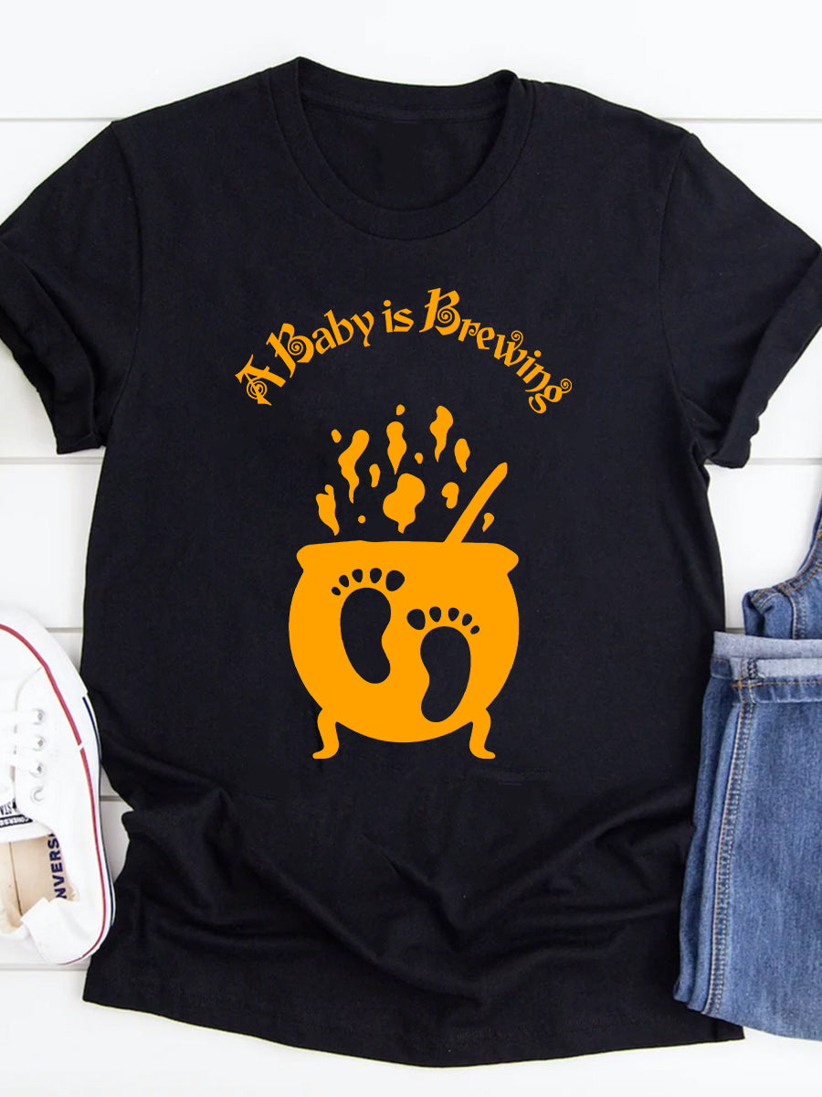 A Baby Is Brewing Maternity Shirt