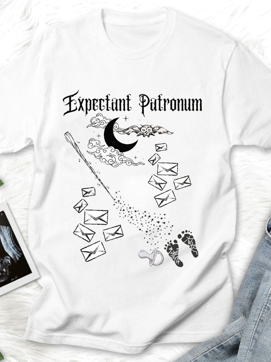 Expectant Patronum Pregnancy Announcement Maternity Shirt