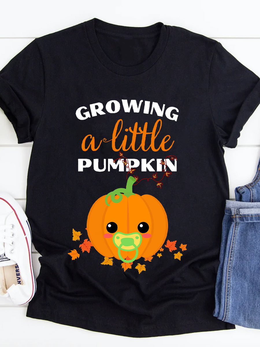 Growing A Little Pumpkin Maternity Shirt