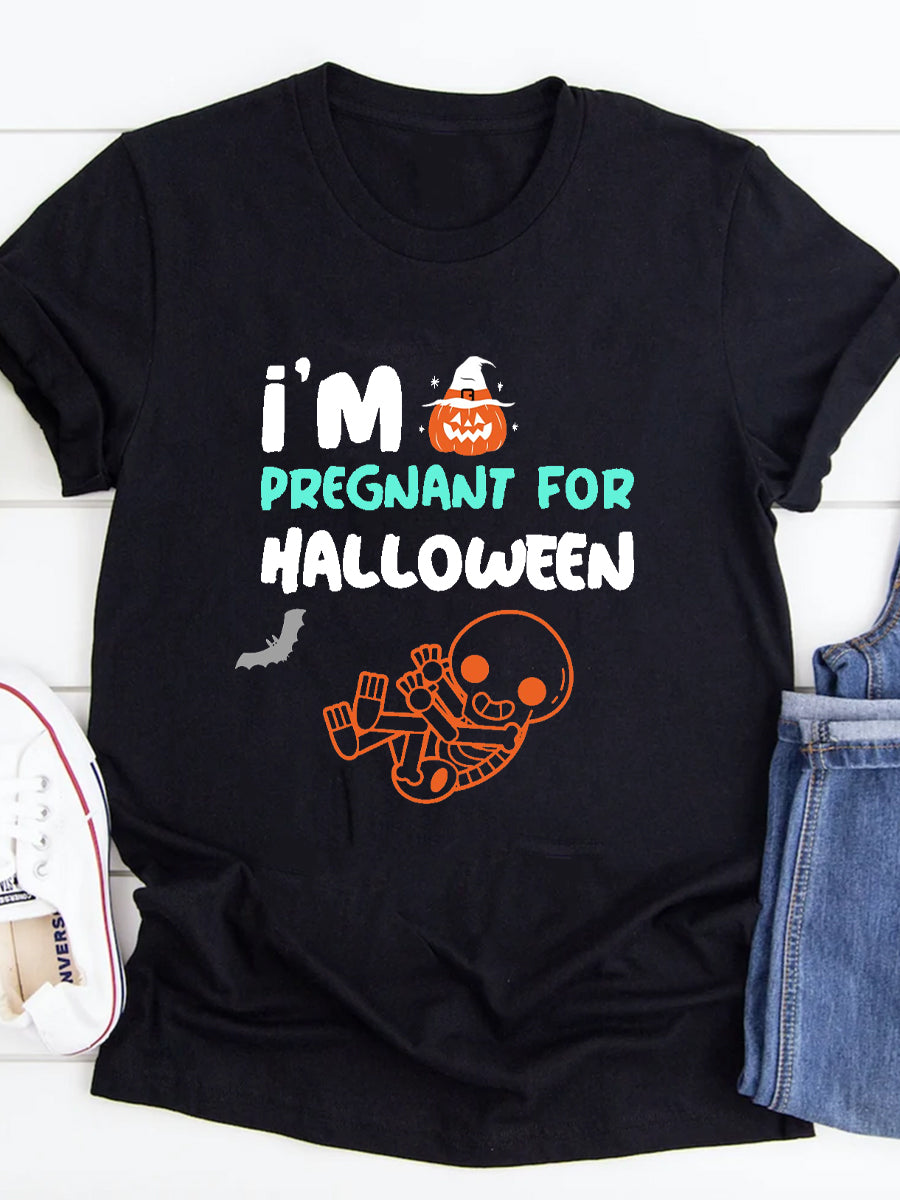 I'm Pregnant For Halloween Maternity Shirt