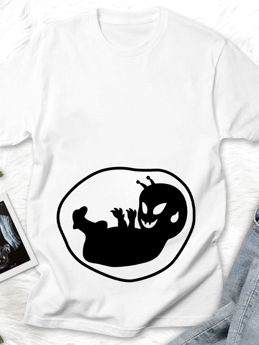 Baby Alien Maternity Shirt