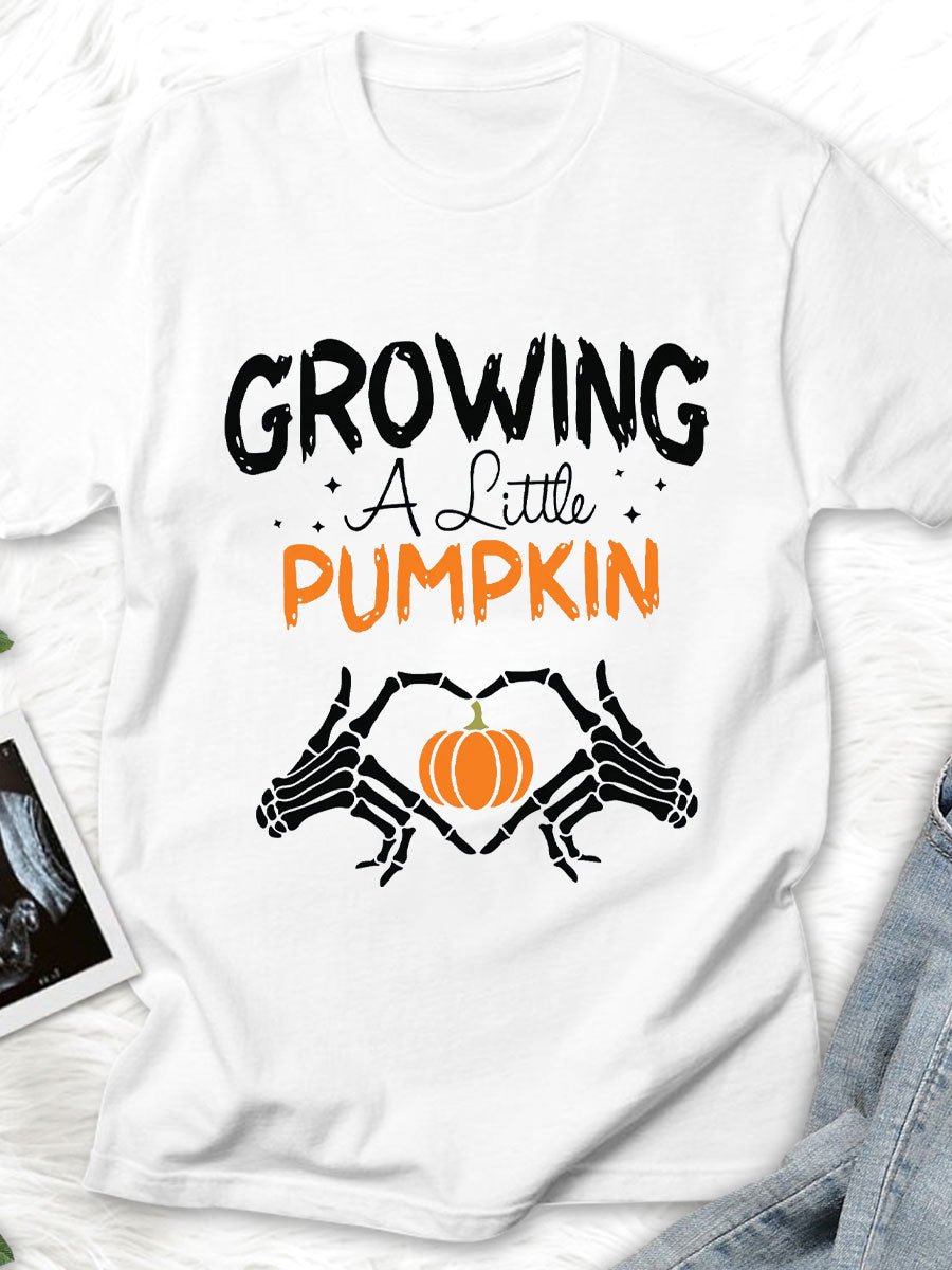 Growing A Little Pumpkin  Maternity Shirt