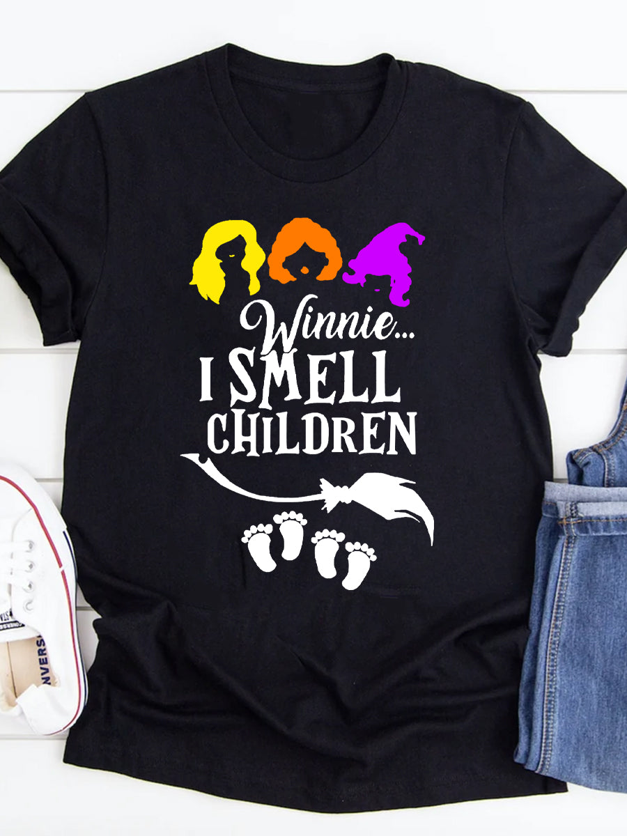 Winnie I Smell Child Twins Maternity Shirt