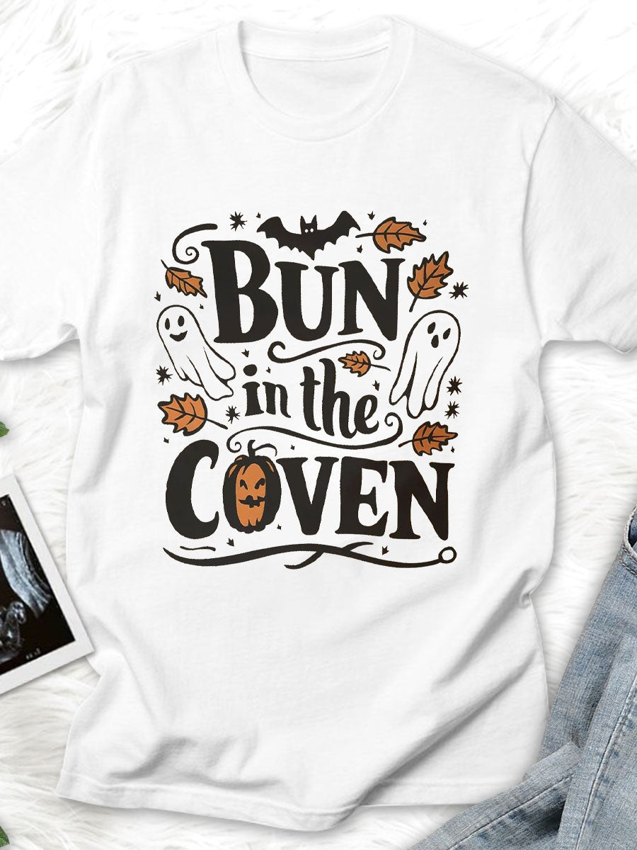 Bun In The Coven Maternity Shirt