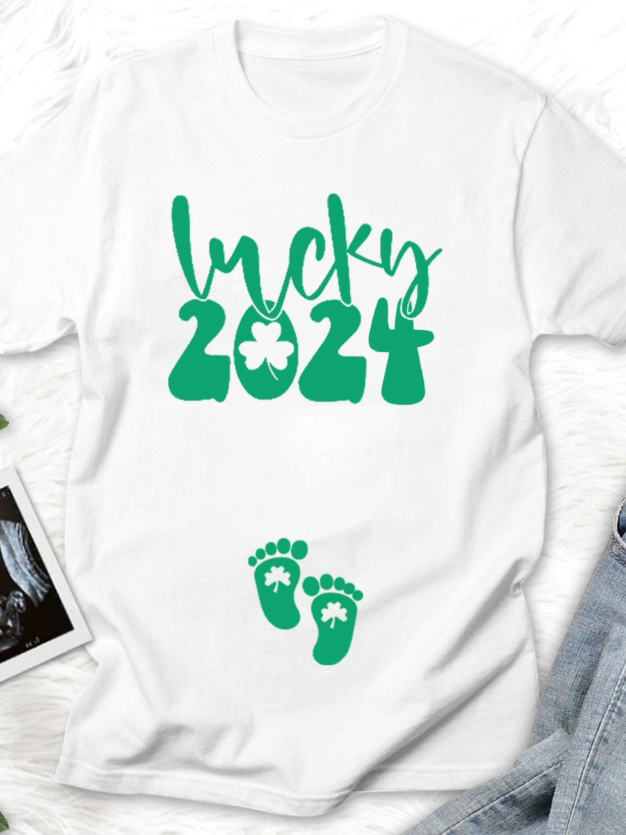 Lucky 2024 Maternity Shirt