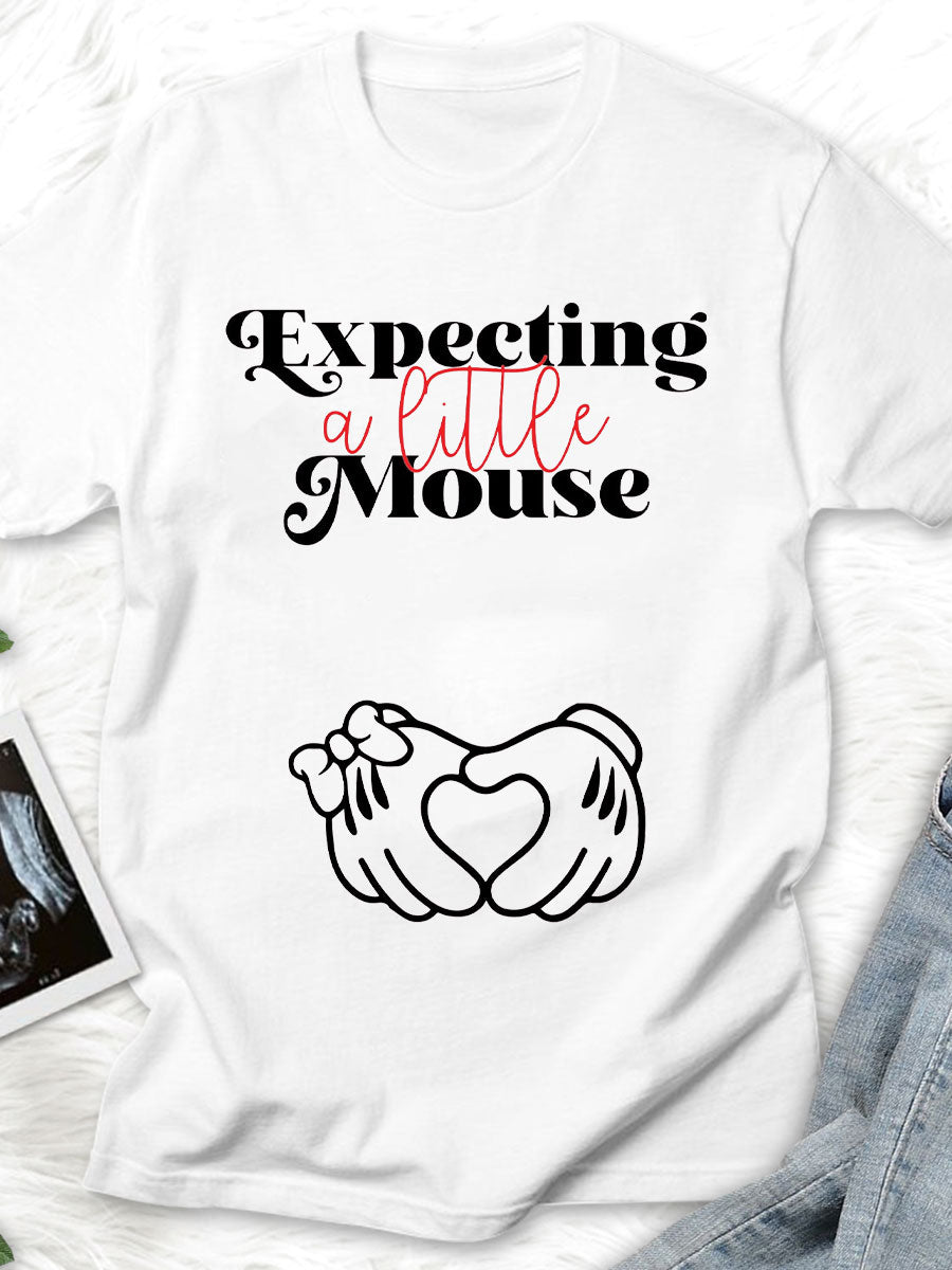 Excepting A Little Mouse Maternity Shirt