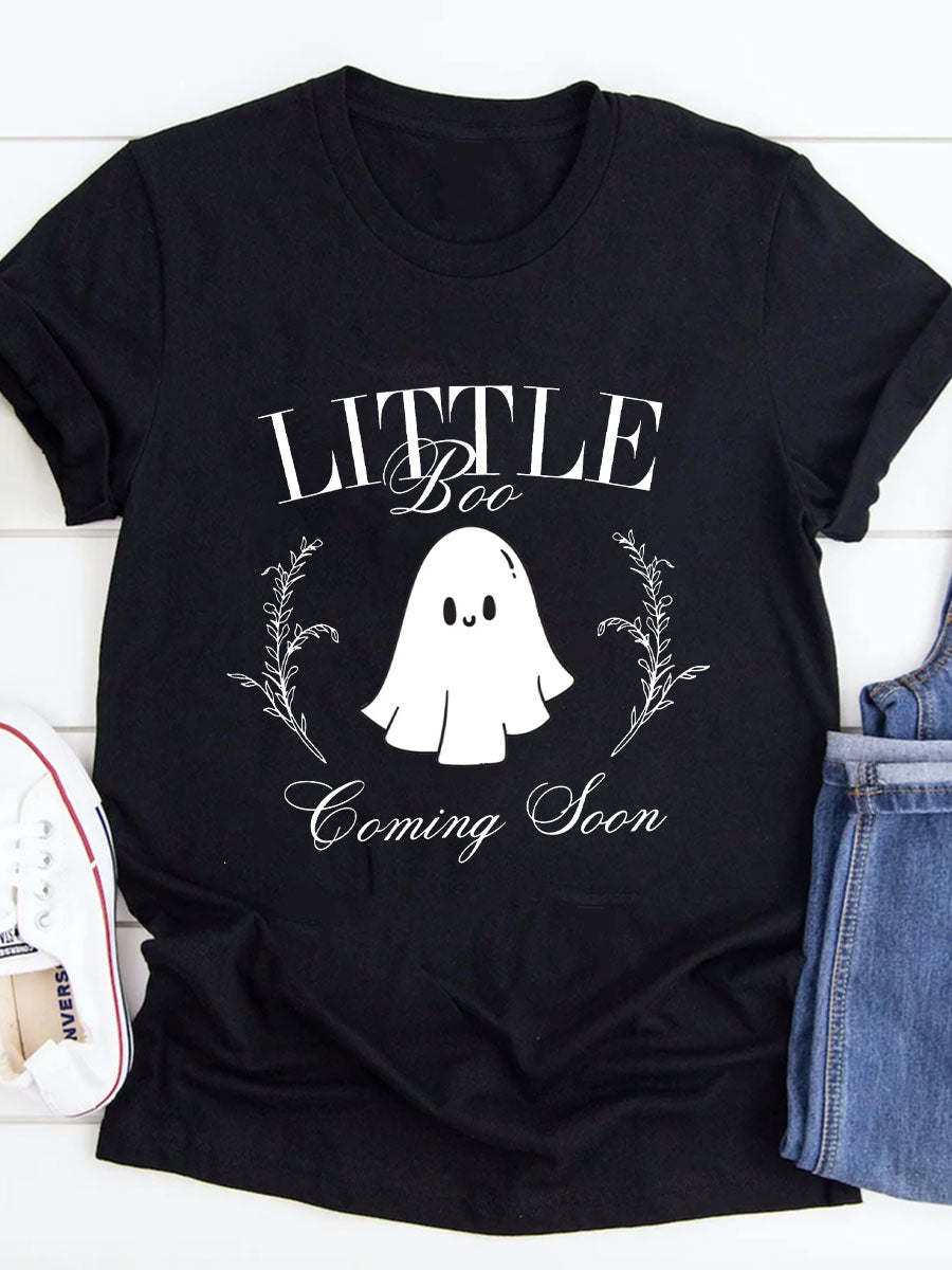 Little Boo Coming Soon Maternity Shirt