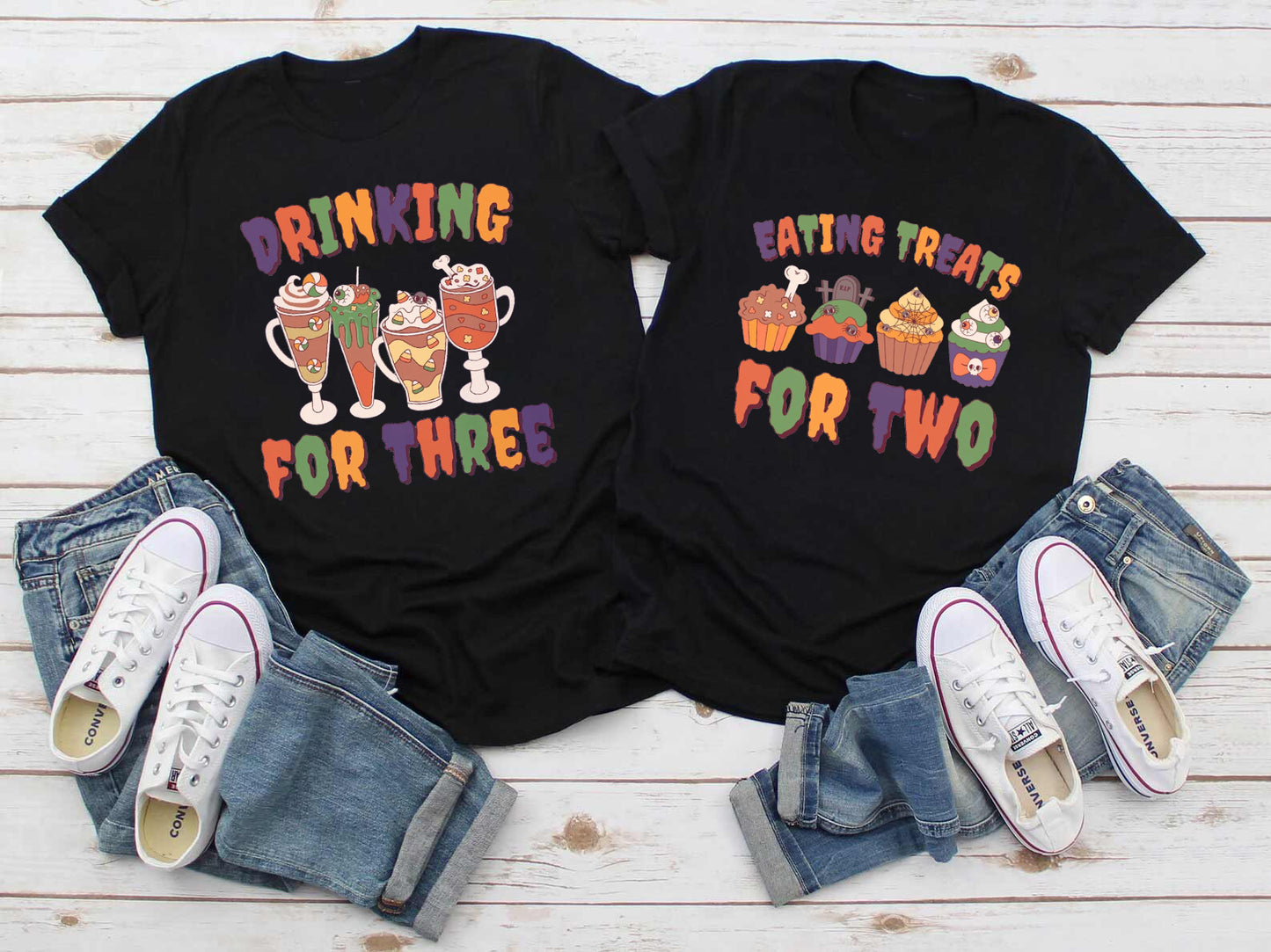 Eating Treats For Two Couple Shirt