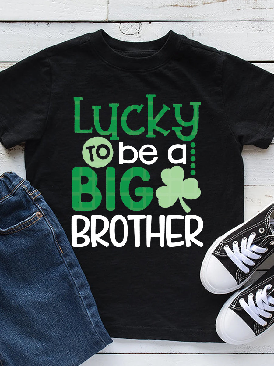 Lucky To Be A Big Bro&Sis Family Matching Shirt