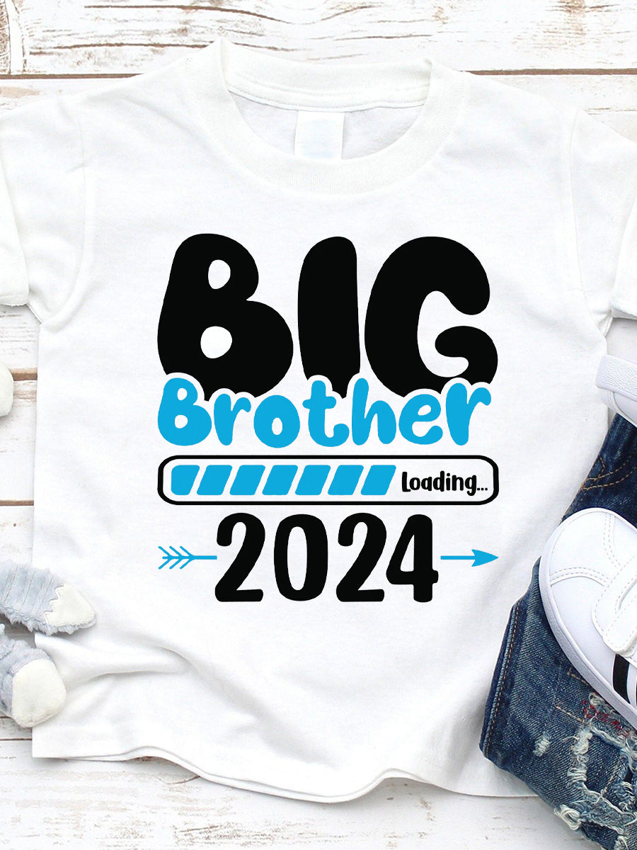 Big Brother/Sister 2024/2025 Cute Family Matching Shirt