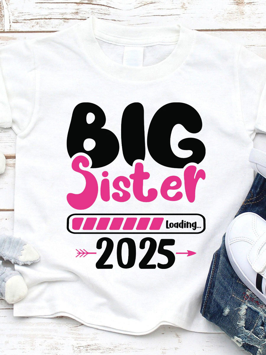 Big Brother/Sister 2024/2025 Cute Family Matching Shirt