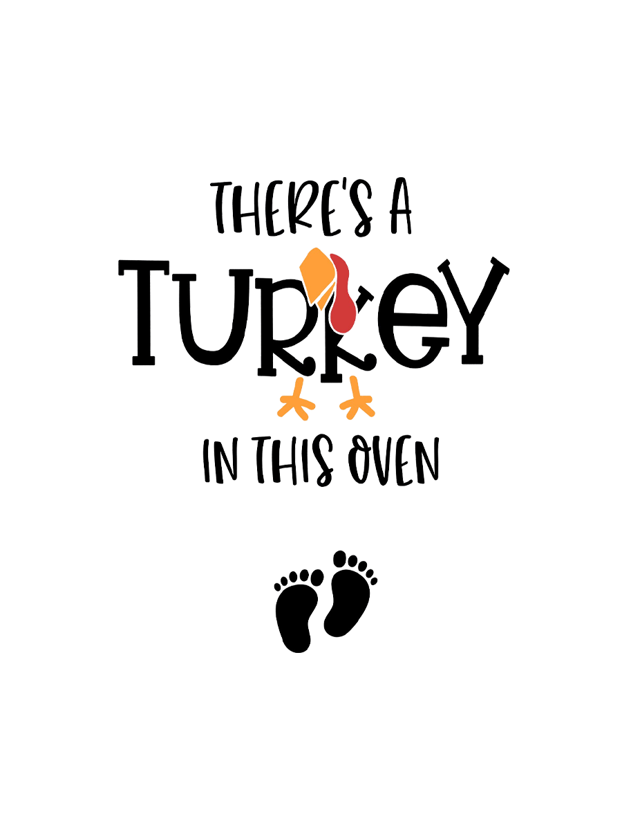 There's A Turkey in the Oven Thankgiving Couple Shirt