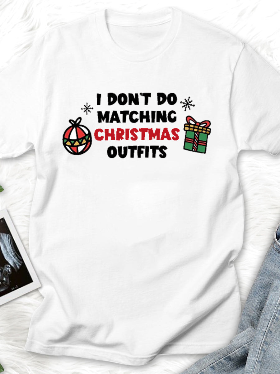 Matching Christmas Outfits Announcement Family Matching Shirt