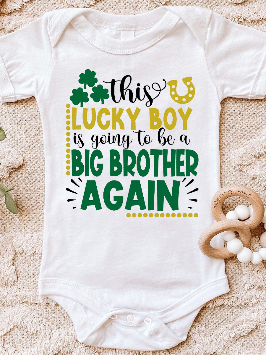 This Lucky Girl Is Going To Be A Big Bro&Sis Family Matching Shirt