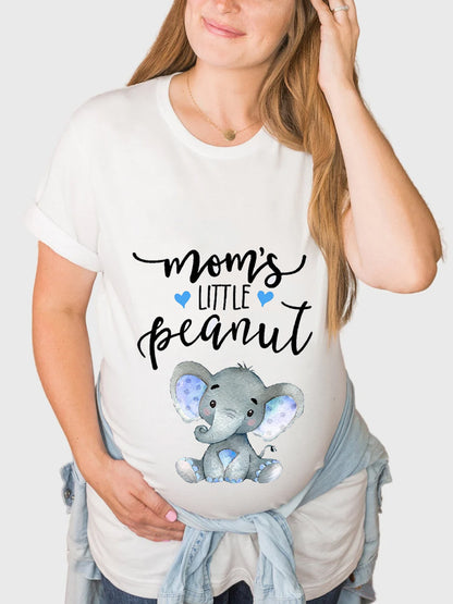 Mom's Little Peanut Maternity Shirt