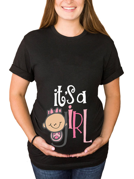 It's a Girl Maternity Shirt