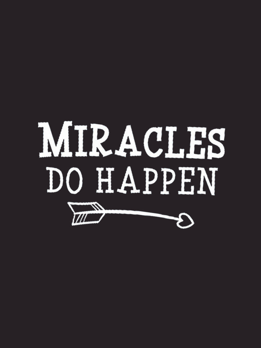 Miracles Do Happen Couple Maternity Shirt