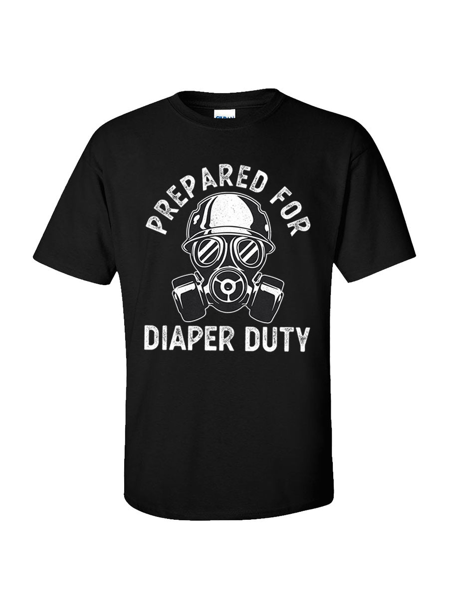 Prepared For Diaper Duty Daddy Shirt