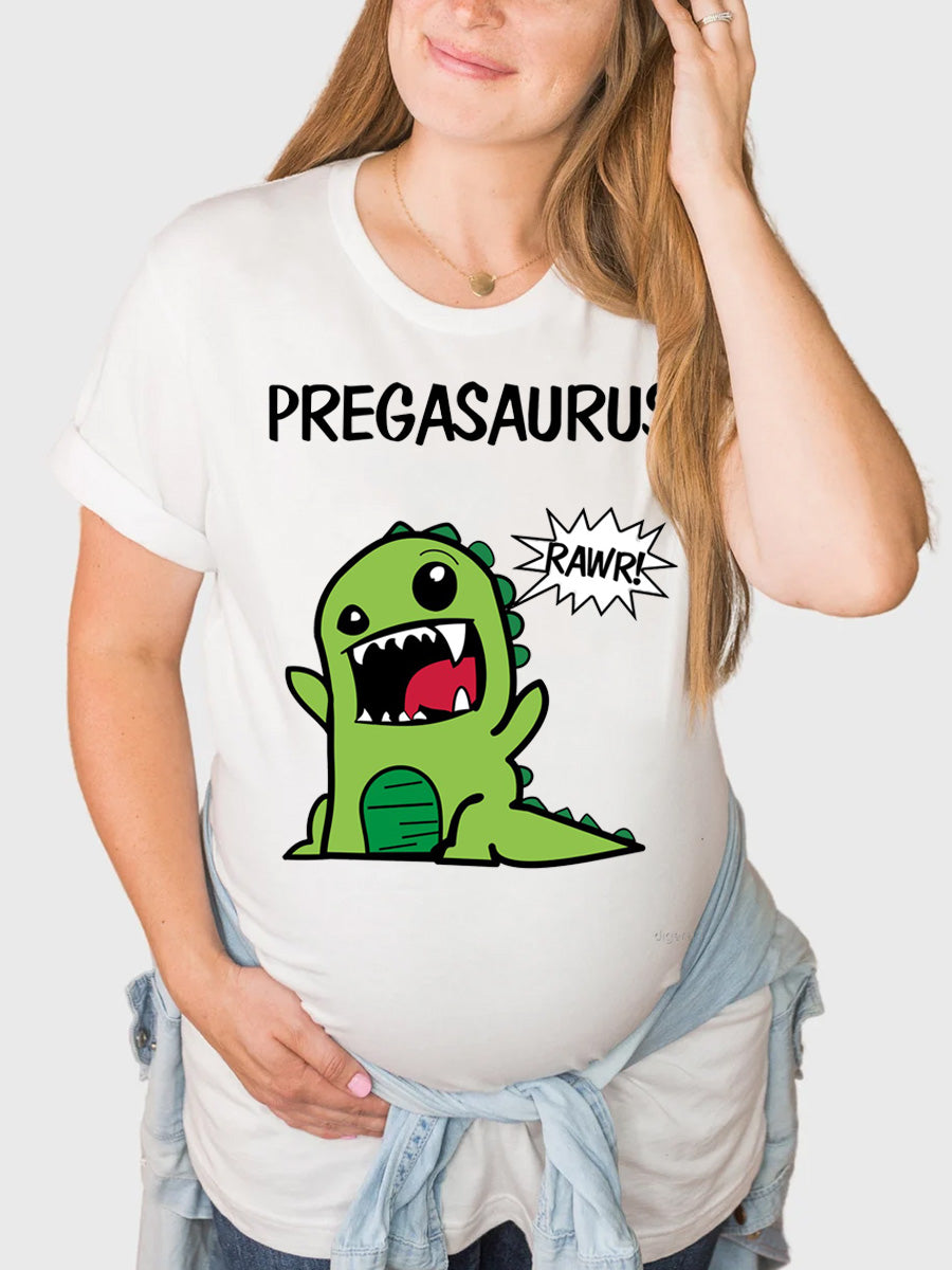 Pregasaurus Maternity Sweatshirt