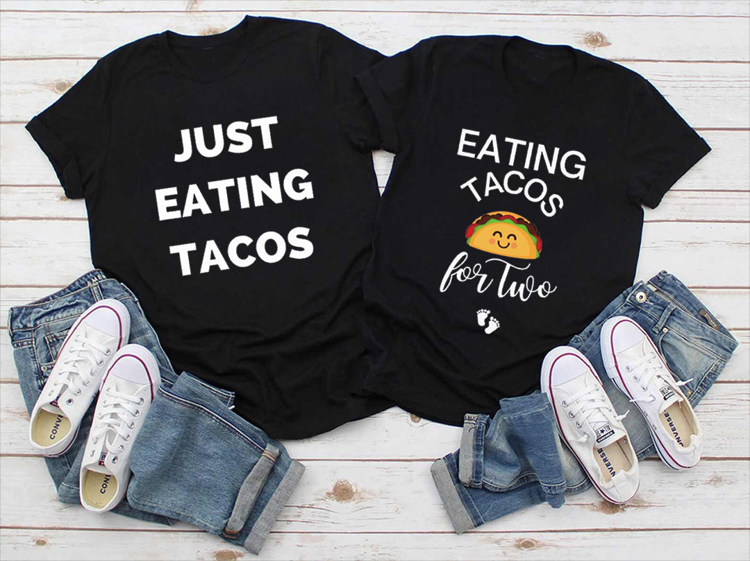 Eating Tacos For Two Couple Shirt