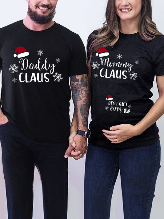 Mommy & Daddy Claus Couple Shirt