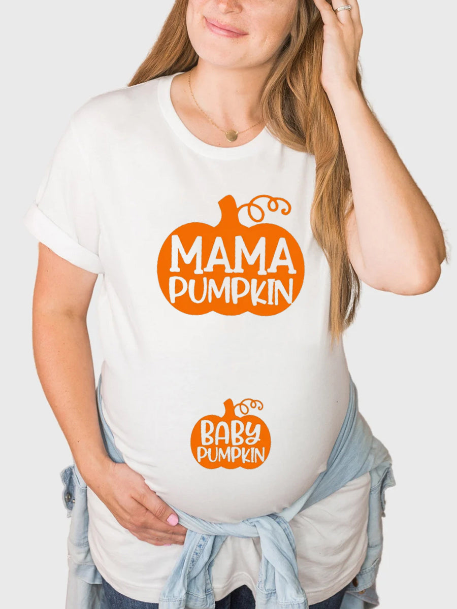 Mama Pumpkin Couple Shirt