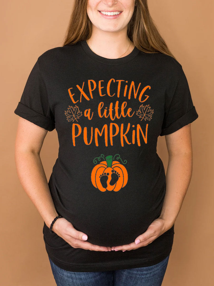 Expecting A Little Pumpkin Maternity Sweatshirt