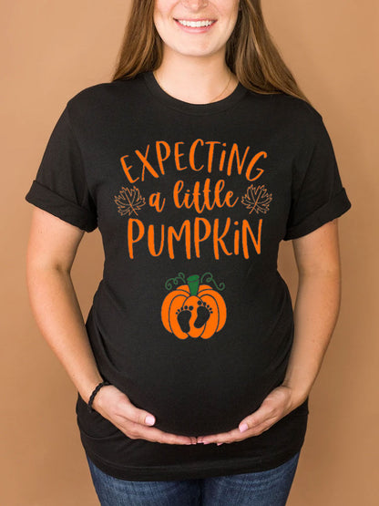 Expecting A Little Pumpkin Maternity Shirt