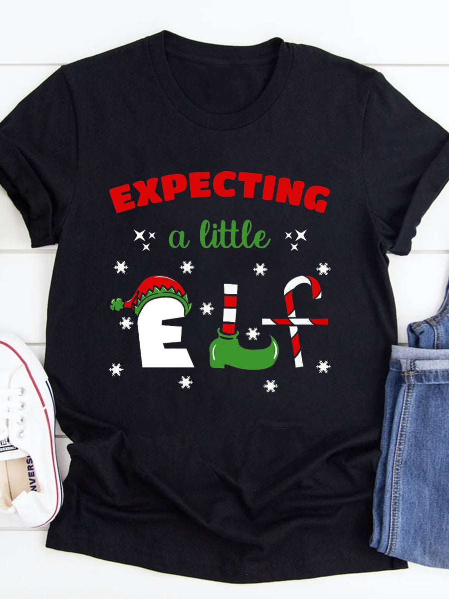 Expecting A Little Elf Maternity Shirt