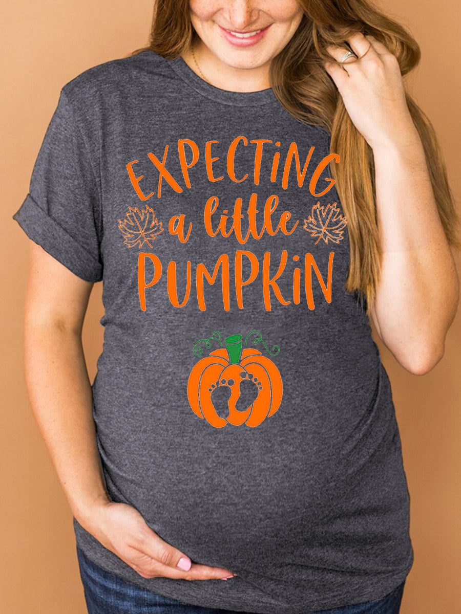 Expecting A Little Pumpkin Maternity Sweatshirt