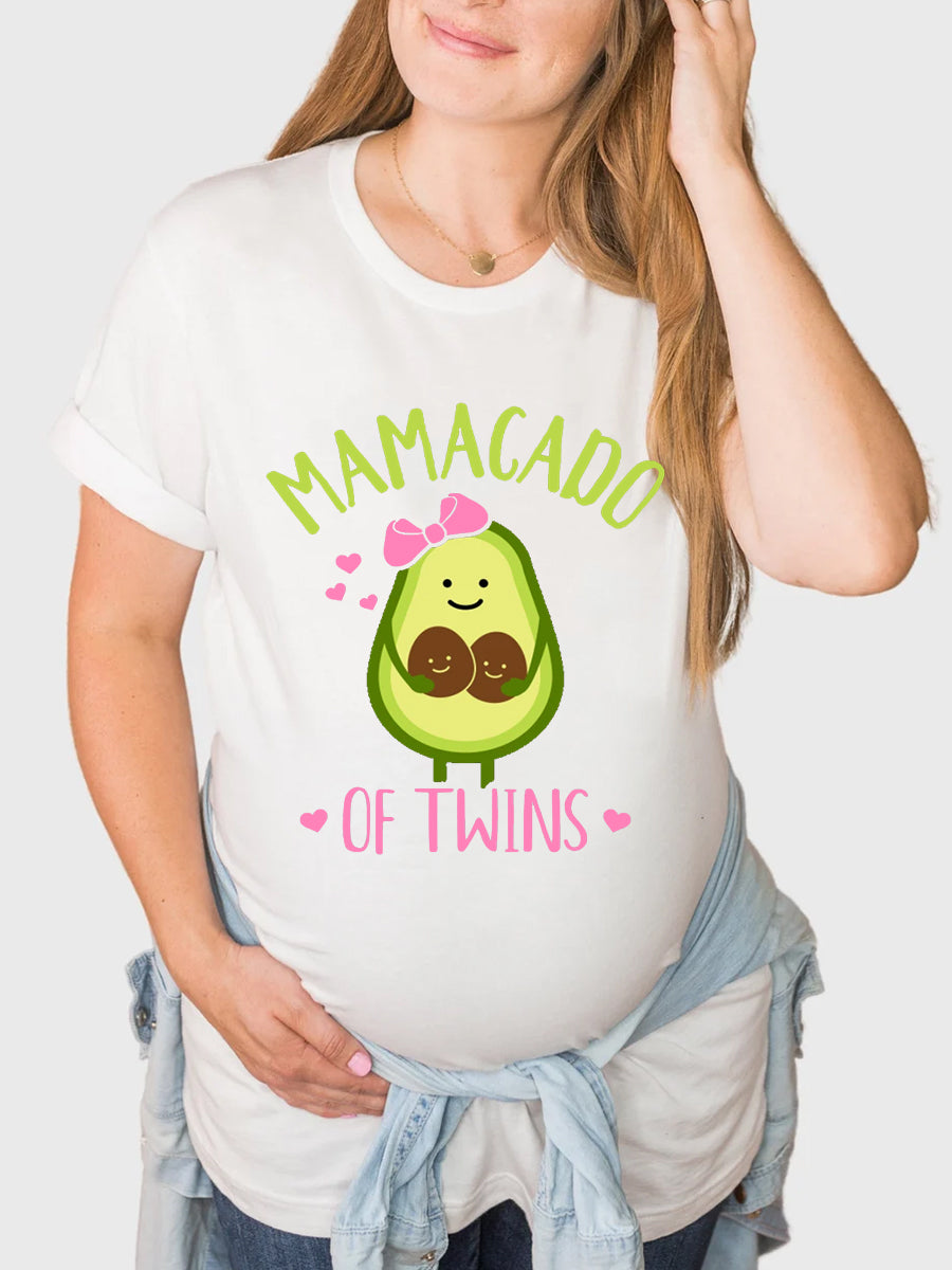 Mamacado Of Twins Funny Maternity Shirt – Bellycado