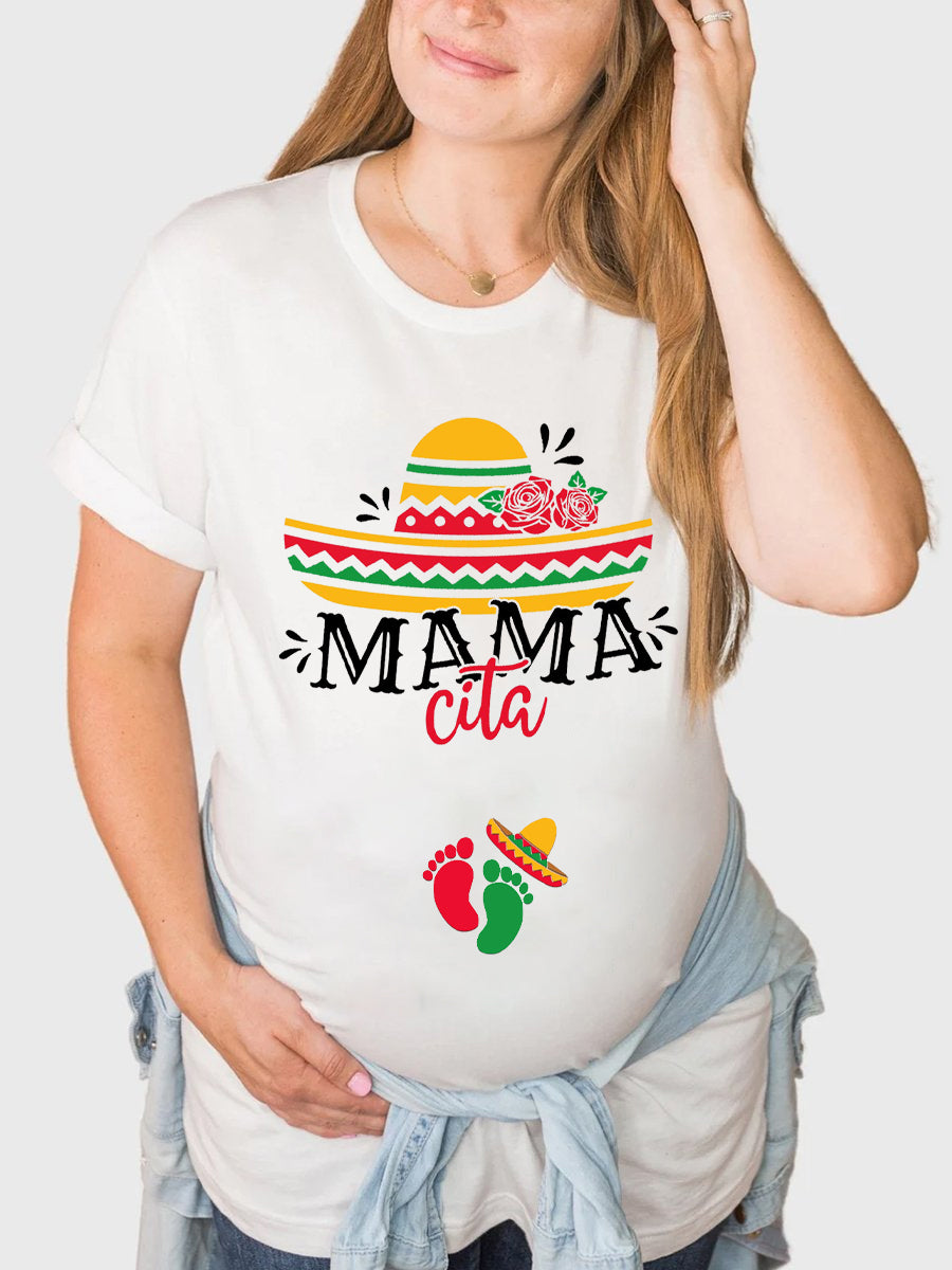 Cinco De Mayo Couples Pregnancy Announcement Shirts Matching