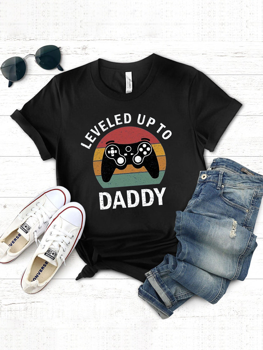 Leveled Up To Daddy Shirt