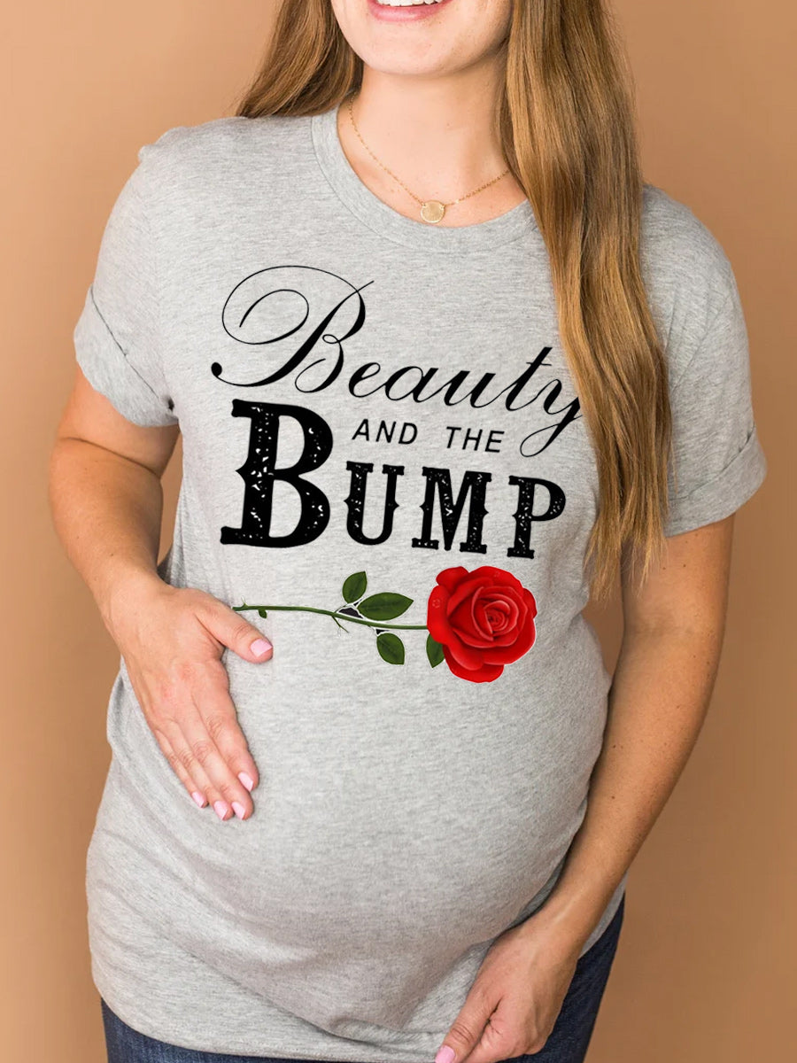 Beauty And The Bump Maternity Sweatshirt