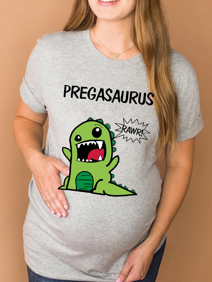 Pregasaurus Maternity Sweatshirt