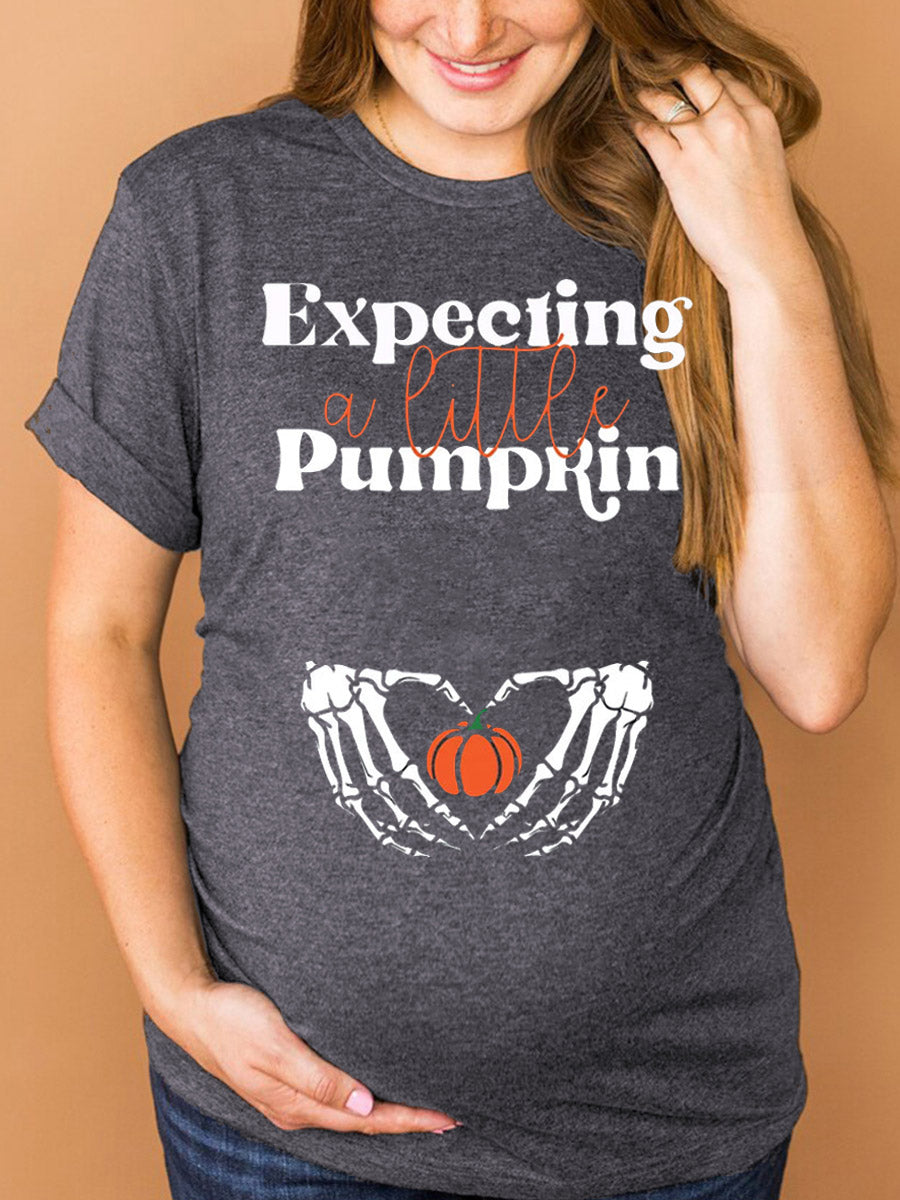 Expecting A Little Pumpkin Maternity Shirt