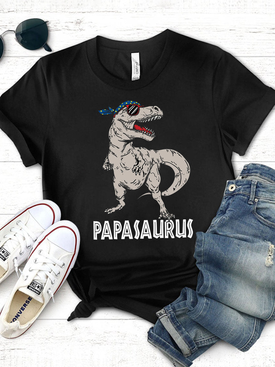 Papasaurus Daddy Shirt