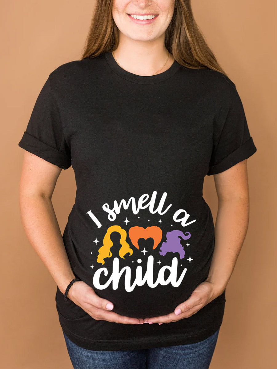 I Smell A Child Maternity Shirt